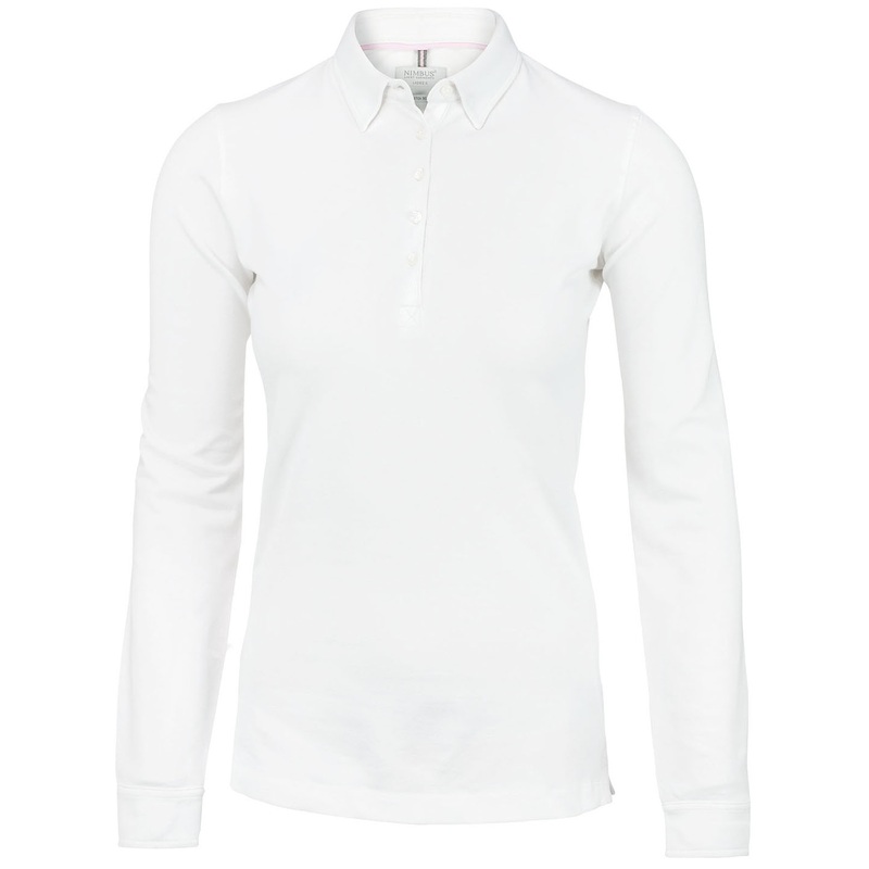 Womens Carlington  deluxe long sleeve polo  AVM Workwear and Embroidery Ltd