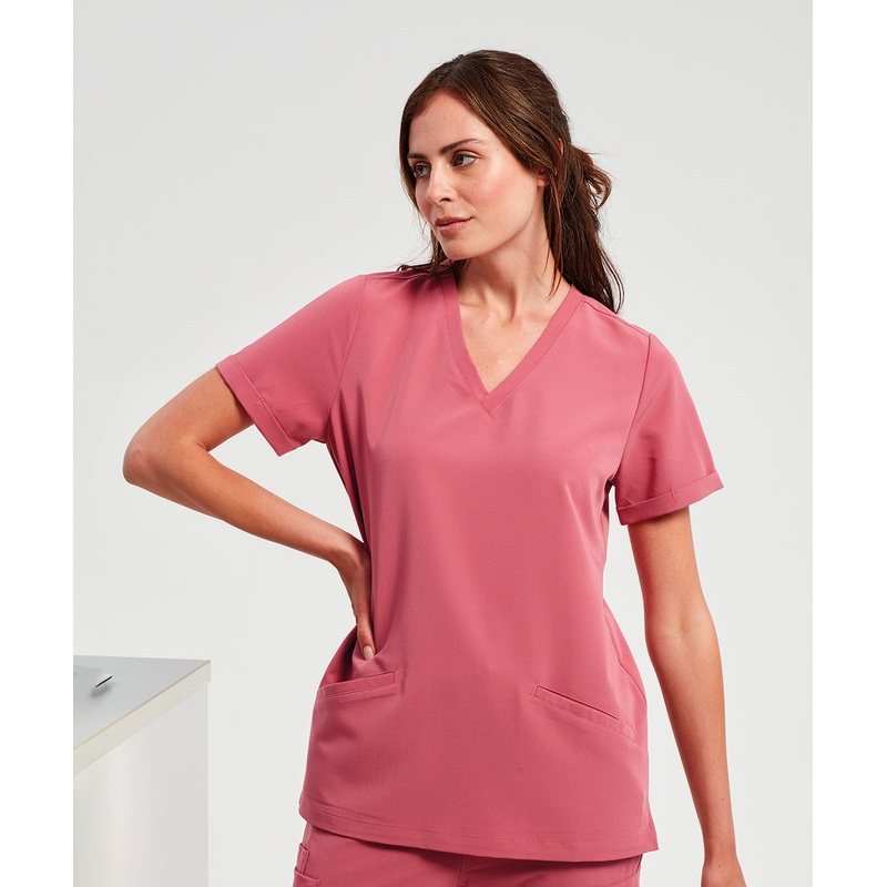Womens Invincible Onna-stretch tunic  AVM Workwear and Embroidery Ltd