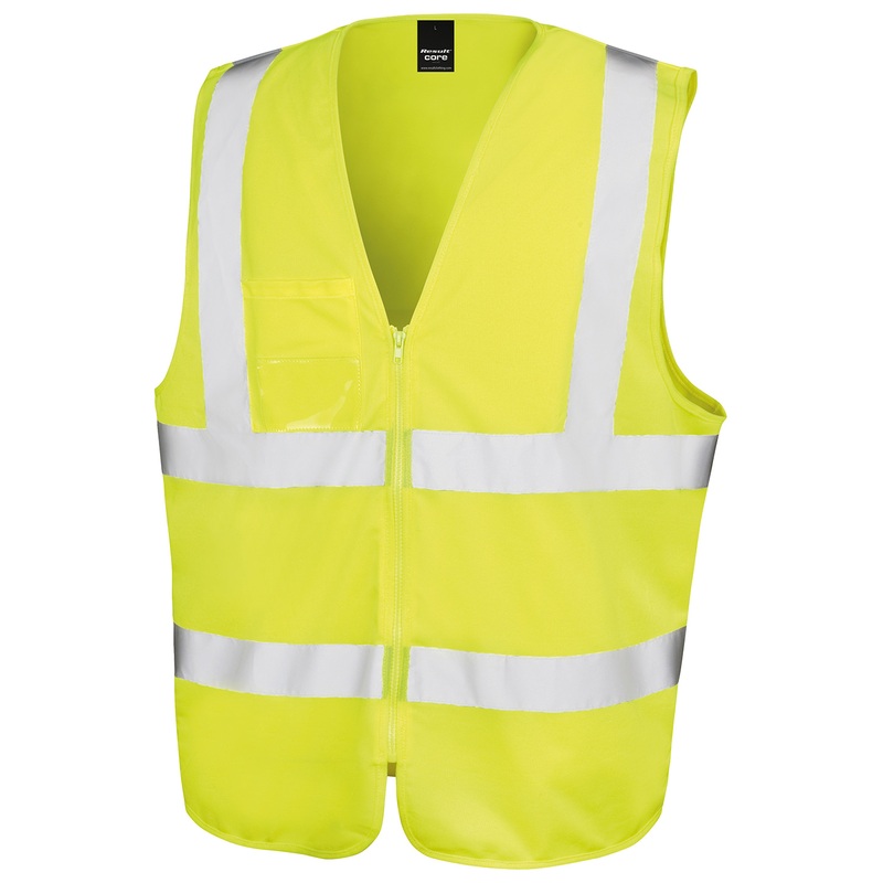 Core zip ID safety tabard  AVM Workwear and Embroidery Ltd