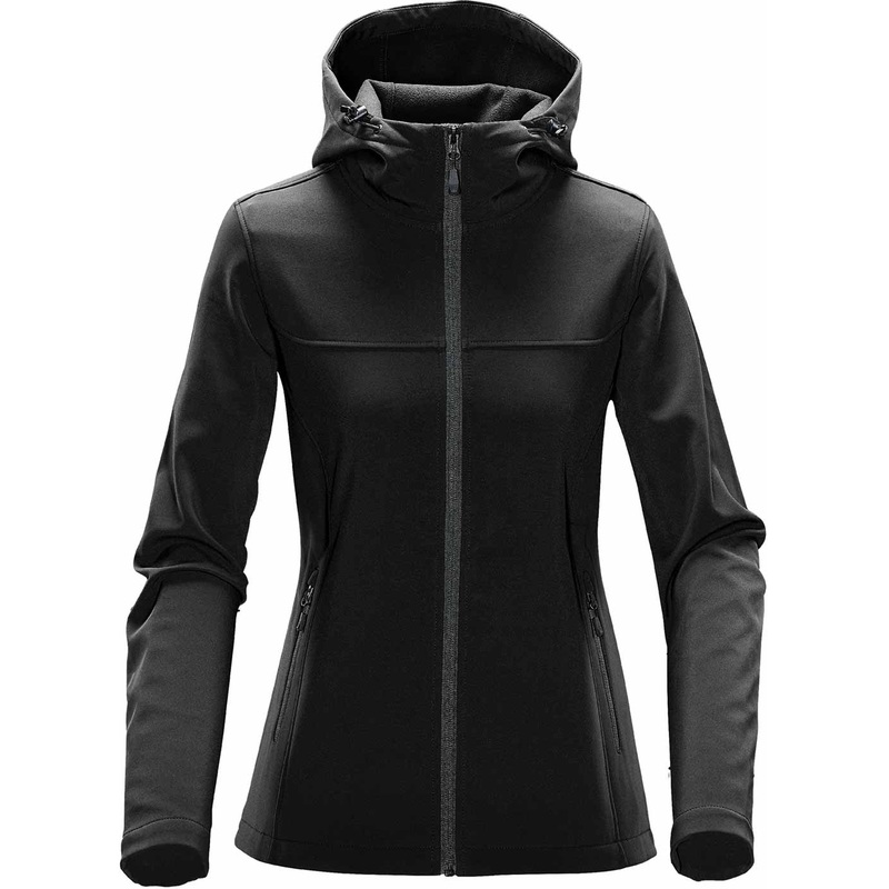 Womens Orbiter softshell hoodie  AVM Workwear and Embroidery Ltd