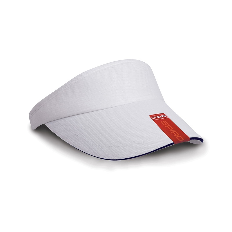 Herringbone sun visor with sandwich peak  AVM Workwear and Embroidery Ltd