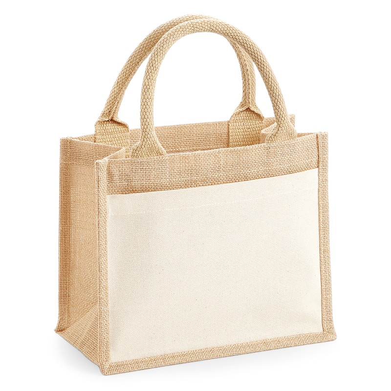 Cotton pocket jute gift bag  AVM Workwear and Embroidery Ltd