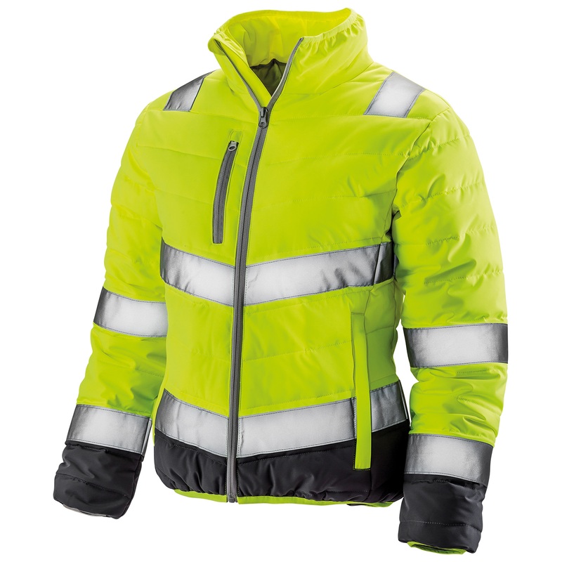 Womens soft padded safety jacket  AVM Workwear and Embroidery Ltd