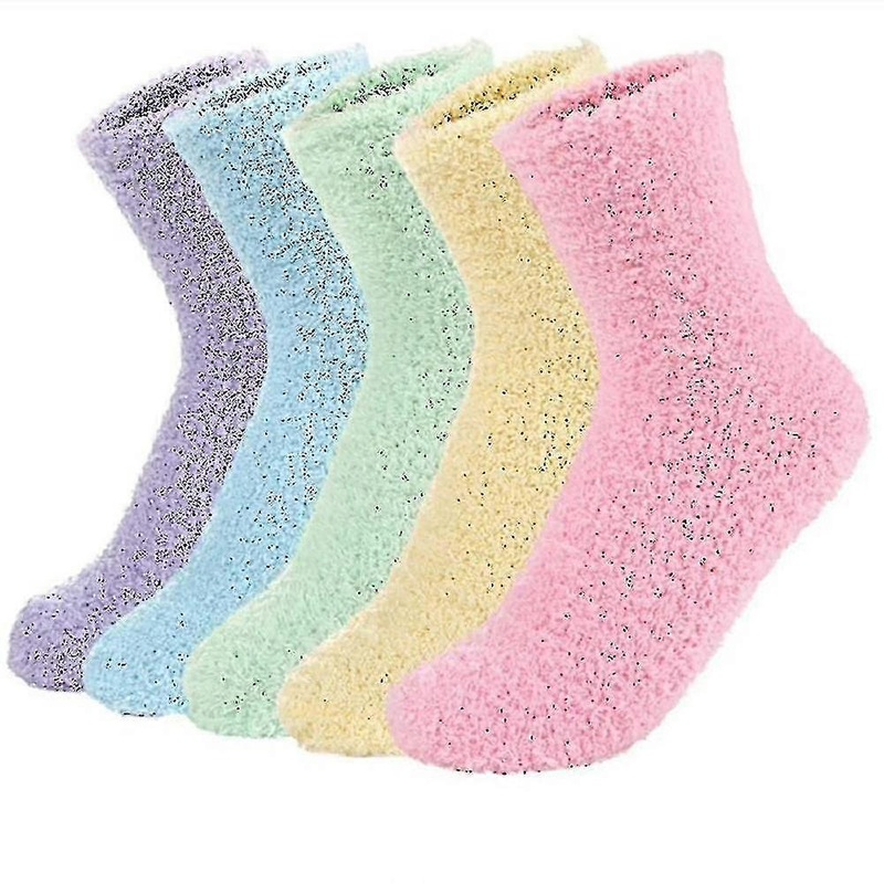 10 Pairs Womens Socks Warm Slipper Socks Winter Fluffy Socks Cozy Socks | Fruugo SG
