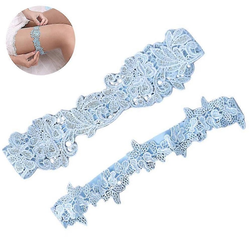 2pcs wedding bridal lace sexy flower garters leg ring party prom gift | Fruugo SG