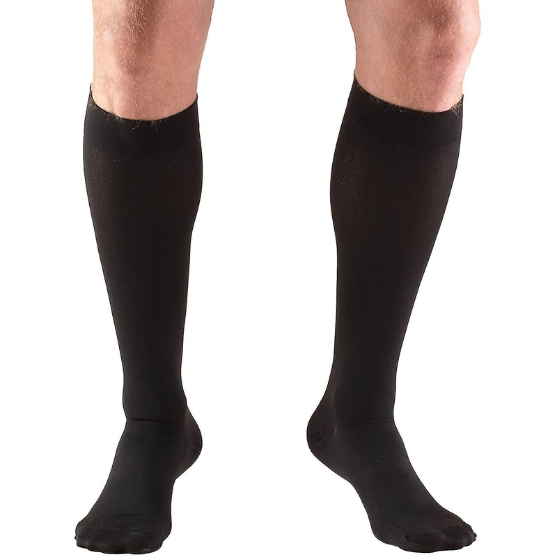 30-40 Mmhg Compression Stockings For Men And Women, Knee High Length, Closed Toe, Black, Large | Fruugo SG