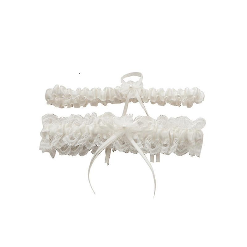 Lace Garter Set Wedding Garter Belt Flower Floral Design Garter For Bride | Fruugo SG