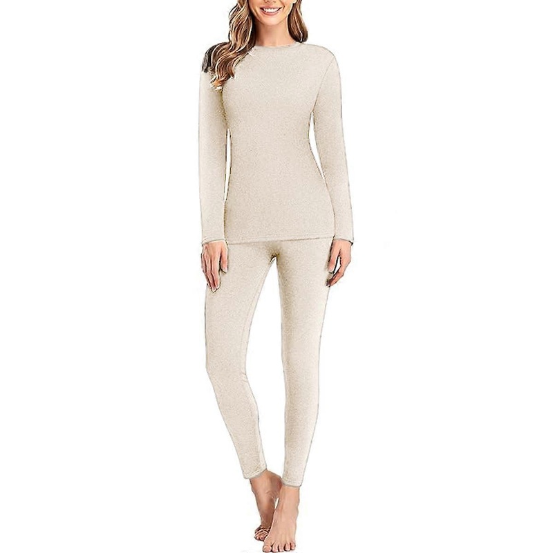 Thermal Underwear for Women Long Johns Winter Warm Fleece Lined Base Layer Set Cold Weather Top and Bottom | Fruugo SG