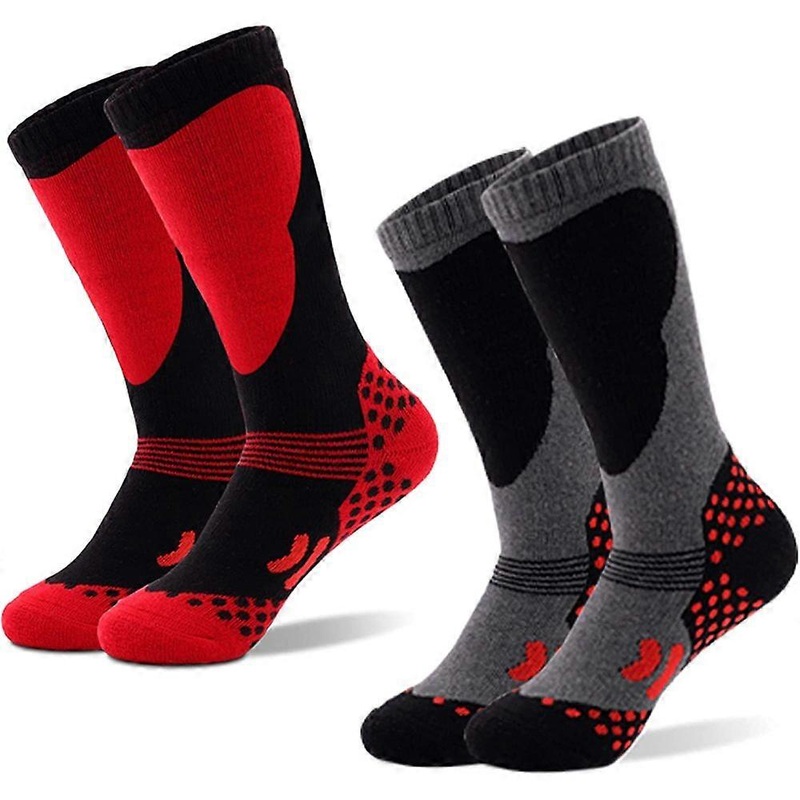 to fern 2 pairs of children’s S ski socks warm warm boys girls snow socks outdoor socks skating hiking winter | Fruugo SG