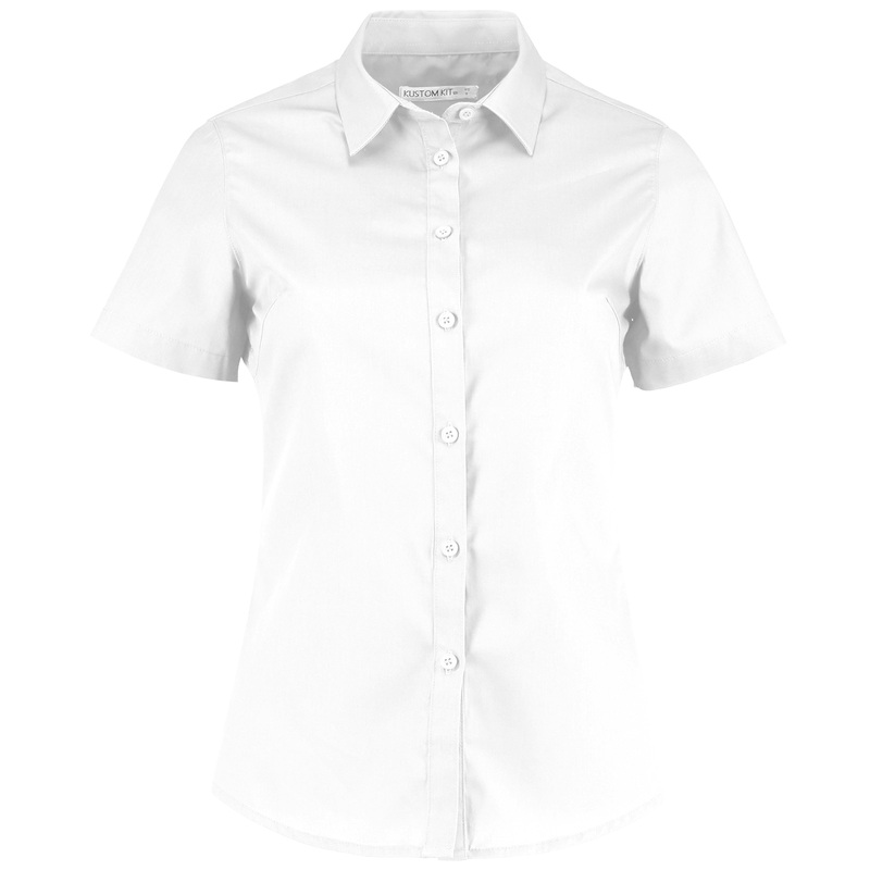 Womens poplin shirt short sleeve  AVM Workwear and Embroidery Ltd