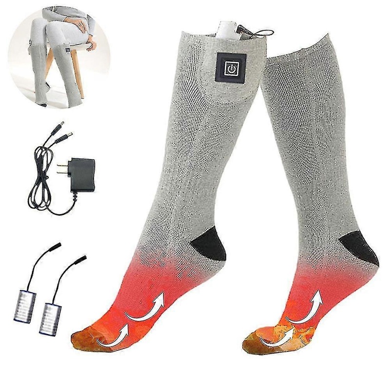 1 Pair Heated Socks With Rechargeable Electric Battery For Men Women | Fruugo SG