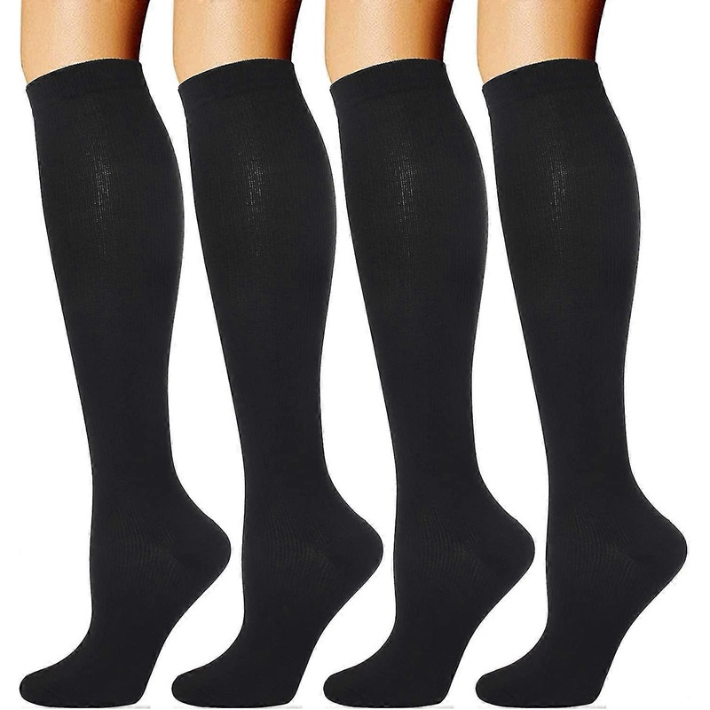 4 Pairs Compression Socks For Men And Women 20-30 Mmhg Compression Stockings | Fruugo SG