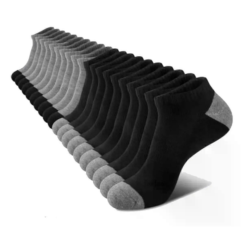 Calcetines Paquete Docena Tin Caballero Negro-gris 10 Pares | Fruugo SG