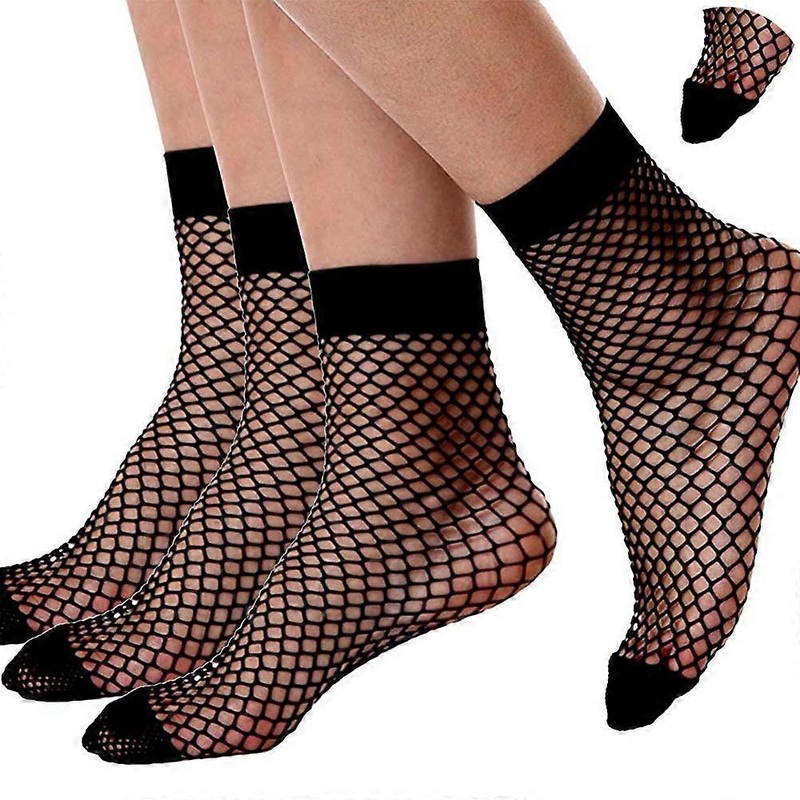 Elegant Comfort, Breathable Fishnet Socks With Bowknots, Fashionable And Durable, Ideal For Party Or Everyday Wear, Comes In A Pack Of 3 Pairs | Fruugo SG