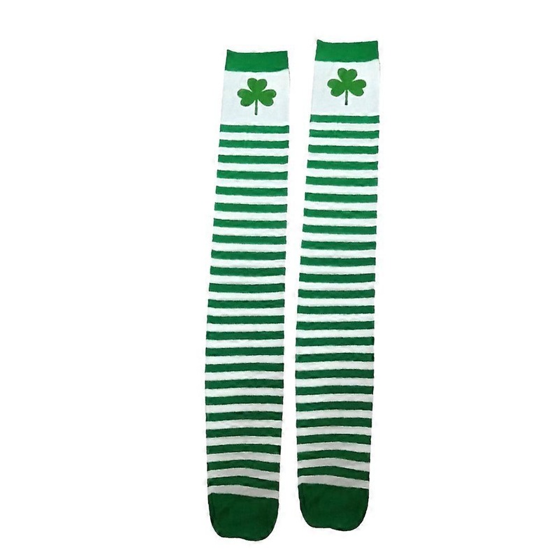 Festival Celebration Stockings Shamrock Pattern Elegant Women Leg Shaping 2 Pairs | Fruugo SG