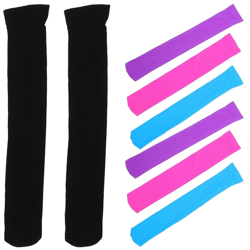 Long Tube Socks Black Color Knee-Length Breathable 4 Pairs For | Fruugo SG