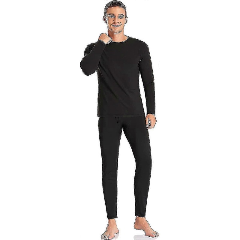Men’s Thermal Underwear Set Base Layer Long Sleeve Top Ultra Soft Long Johns | Fruugo SG