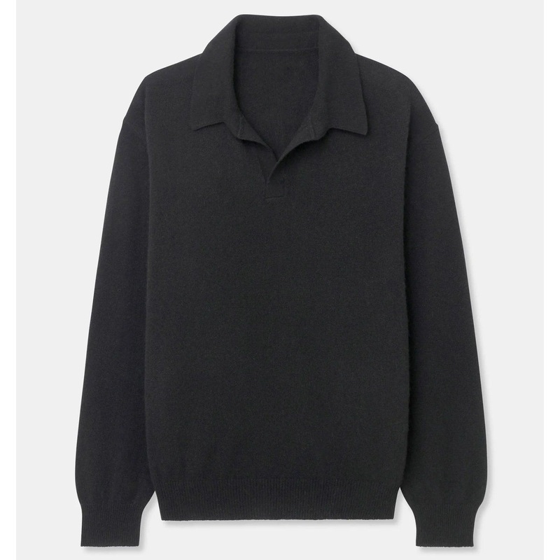 Most Popular Mens Fashion Premium Cashmere Knitted Polo T Shirt / Pullover Sweater – Sweater and Cashmere price|M Size