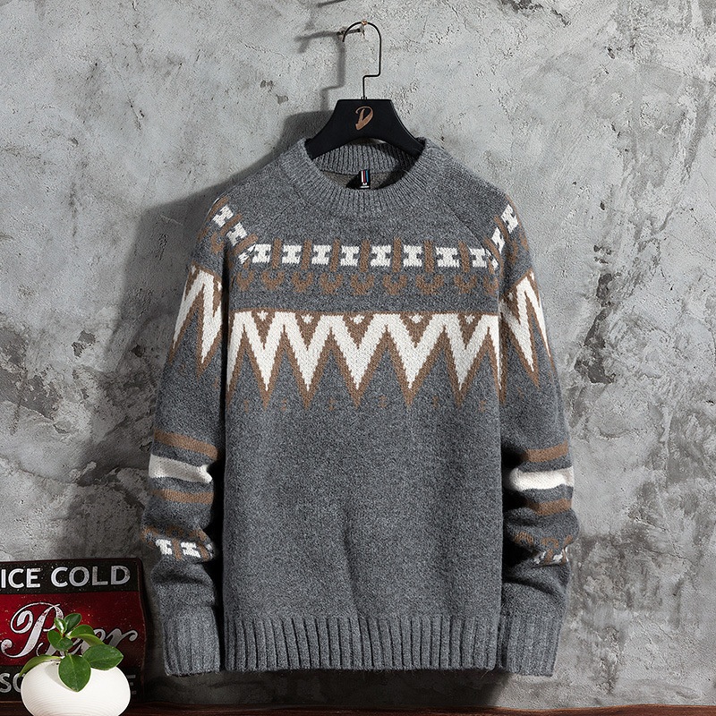 Nnr Acrylic Snow Winter Style Man Knit Pullover Sweater Thick – Men Sweater and Sweater price