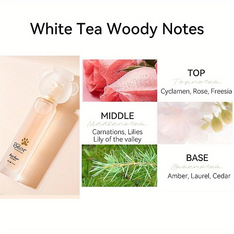 Portable Bear Perfume  Long Lasting Perfume For Girls Women  Peach Floral & Fruity  White Tea Woody Notes  20ml  068floz  For Dating  Daily  Party Use | Fruugo SG