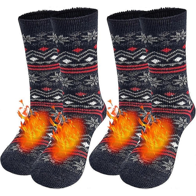 Thermal Socks For Heilwiy Men Thick Heated Socks Winter Cold Weather Warm Socks Gift | Fruugo SG