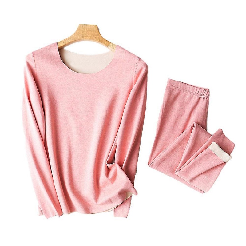 Womens Thermal Long Johns Sets Fleece Lined 2 Pcs Underwear Top & Bottom Pajama Set Double side wearable | Fruugo SG