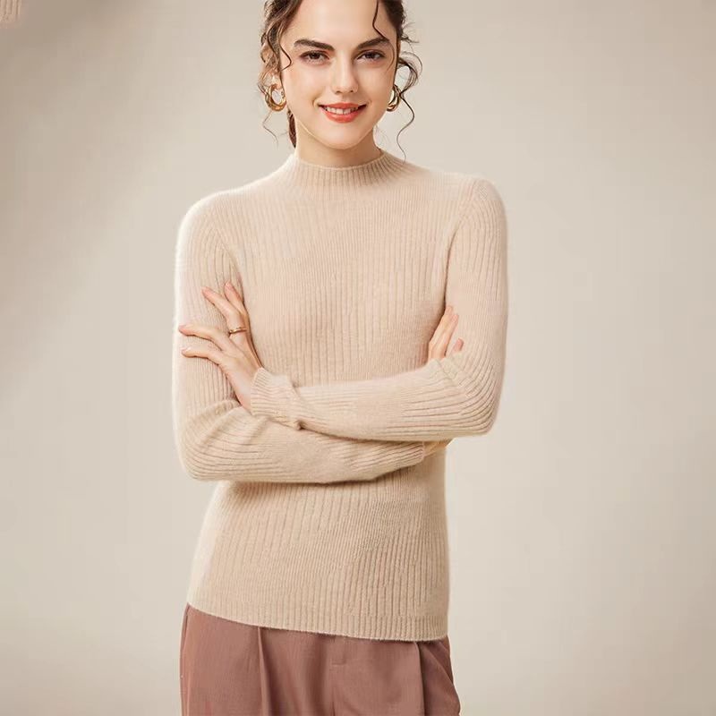 Custom Knit 100% Cotton Sweater Women S Aged Gracefully Sweater Knitwear – Women Sweater and Turtleneck Women Sweater price