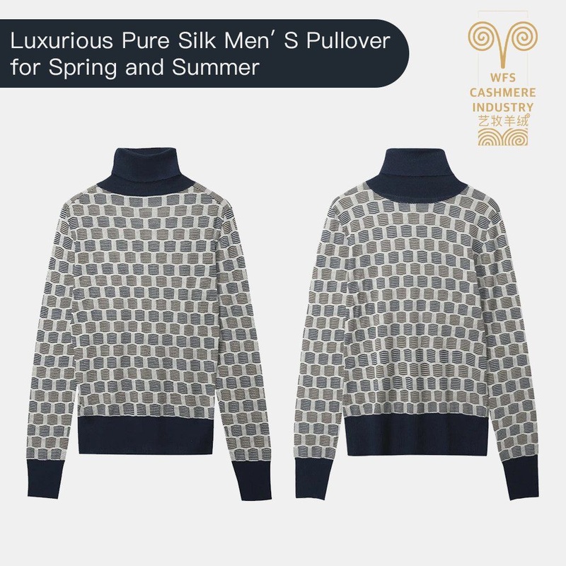 Custom Knit Men Cashmere Jumper Pullover Sweater with Different Color Sleeve Vintage Oversized Sweater for Men – Women Pullover and Cashmere Knitwear price