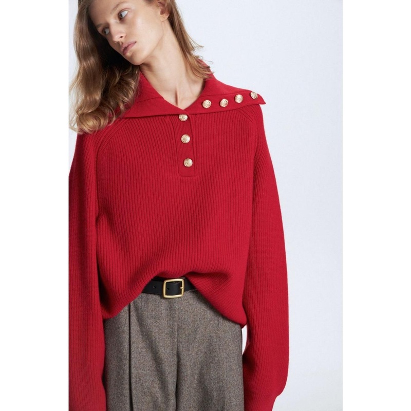 Customized Design Wholesale Women Winter Sweater Jacket Women Collared Wool Cardigan Big Turn-Over Collar Sweater Coat – Sweater and Womens Pullover Sweater price|Founded in 1997,Layois a comprehensive group company integrating the import a