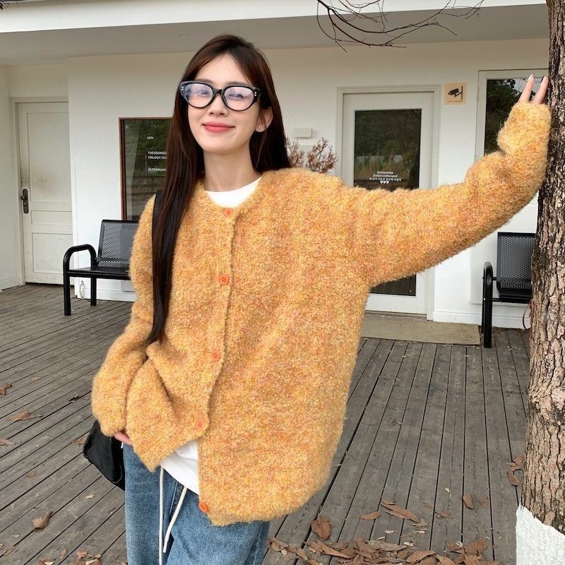 Nnr Winter Warm Long Sleeve Clothing Button Women Sweater – Sweater and Women Sweater price