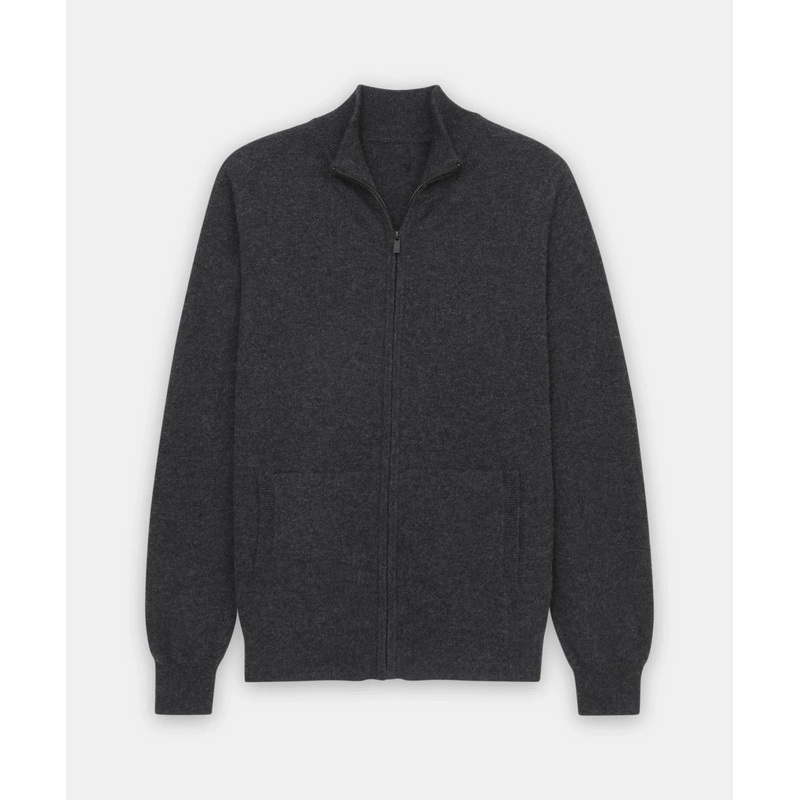 Cashmere Full Zip up Autumn & Spring Men Cardigan Sweater with Pockets – Sweater and Cardigan price|M or L