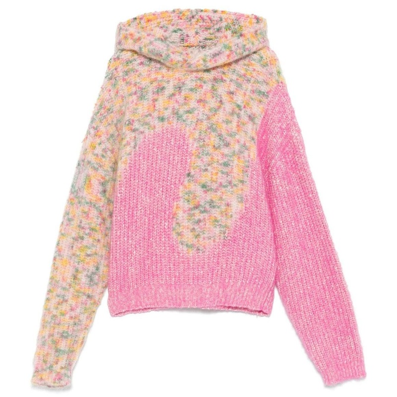Colorful Dotted Oversized Knit Hoodie Sweater for Men – Men Sweater Hoodie and Knit Hoodie Sweater price