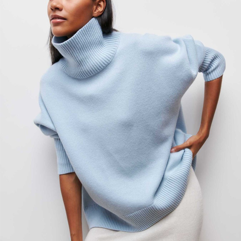 Cozy Classic Viscose Sweater  Available in Multiple Trendy Colors, Ladies Loose Fit Jumper in Classic Style, No MOQ – Classic Jumper and Loose Fit Jumper price