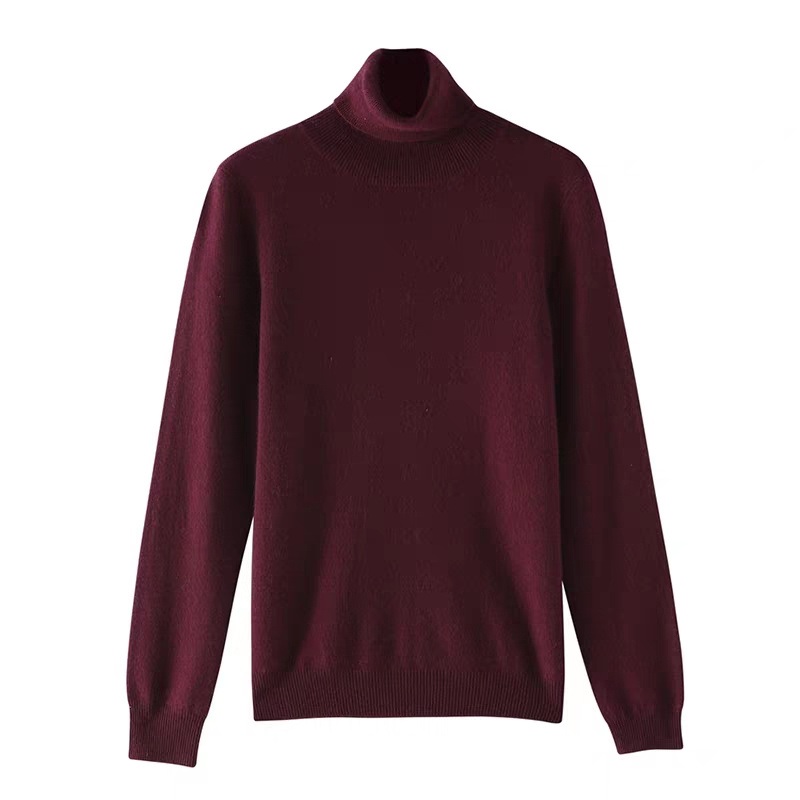 High Neck Long Sleeve Pullovers Ribbed Knitting Lightweight Warm Sweater for Female – Women Sweater High Neck and High Neck Women Sweater price