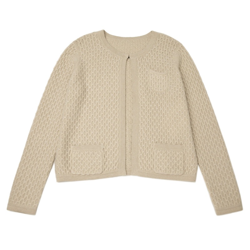 Luxurious 100% Cashmere Womens Cardigan with Mini Pockets – 100% Cashmere Sweater and Elegant Knitwear Sweater price