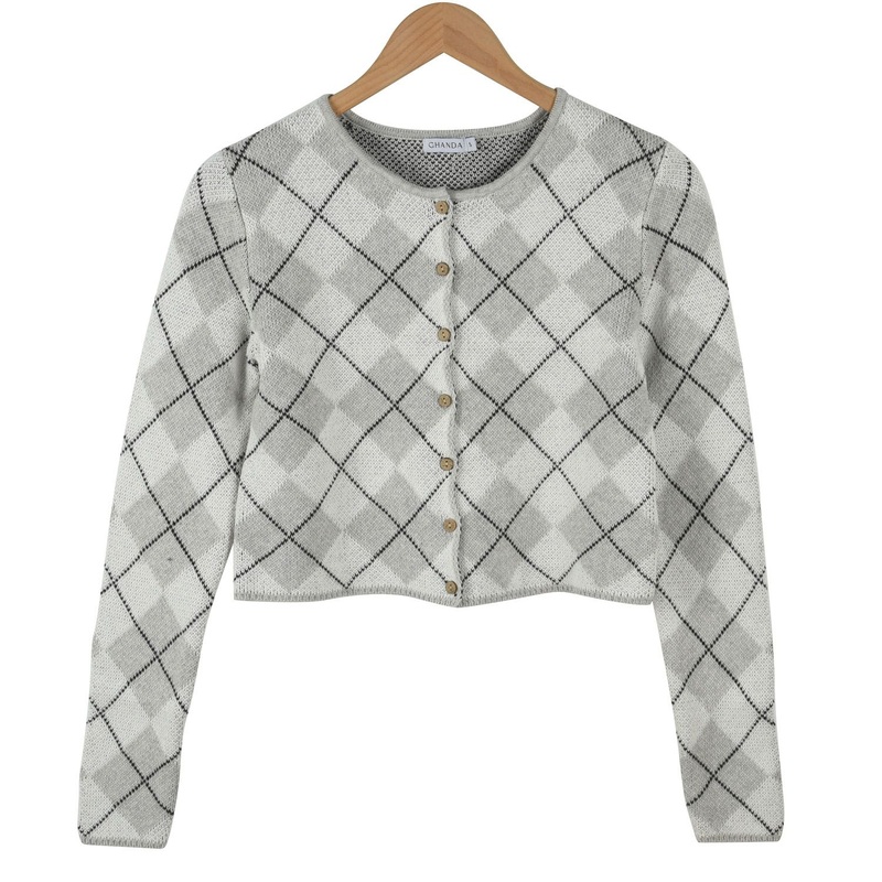 Wholesale Fashion Flat Jacquard Softer Women Cardigan Sweater – Women Cardigan Sweater and Women Sweater price