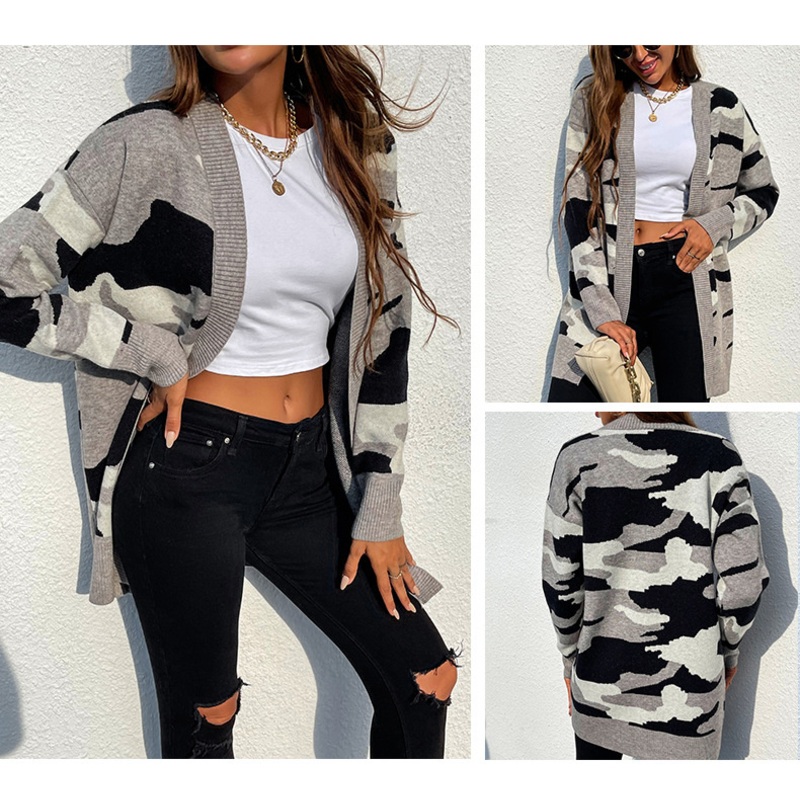 Wholesale Women Long Sleeve Casual Custom Long Knit Cardigan Sweater – Designer Cardigan and Womens Sweater price