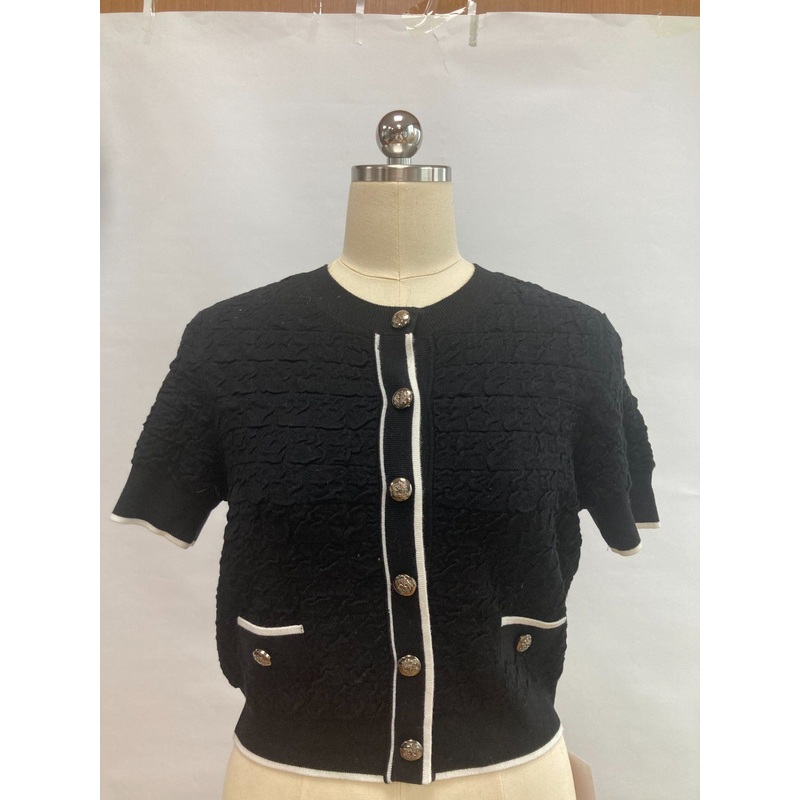 Women Custom China Casual Sweater Knitwea Sweater with Button – Knitted Sweater and Pullover Sweater price