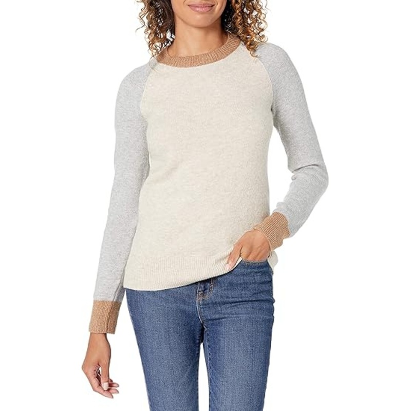 Women Long Sleeve Crewneck Knitted Pullover Sweater – Crewneck Sweater and Womens Soft Knit Sweater price
