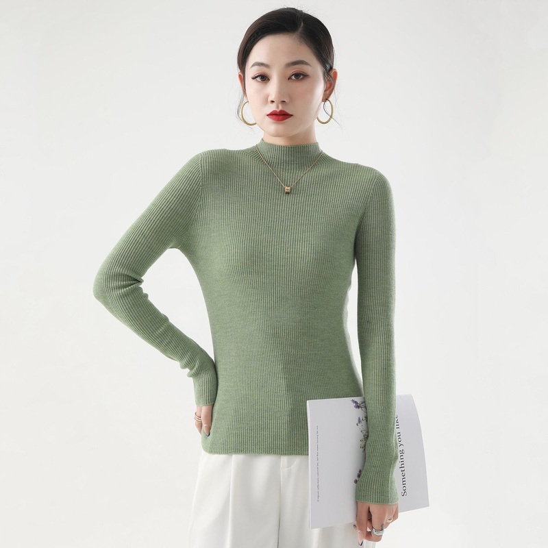 Womens Knitting Fashion Mulesing-Free 100% Extrafine Merino-Wool Winter Mock Neck Pullover Sweater – Sweater and Wool Sweater price