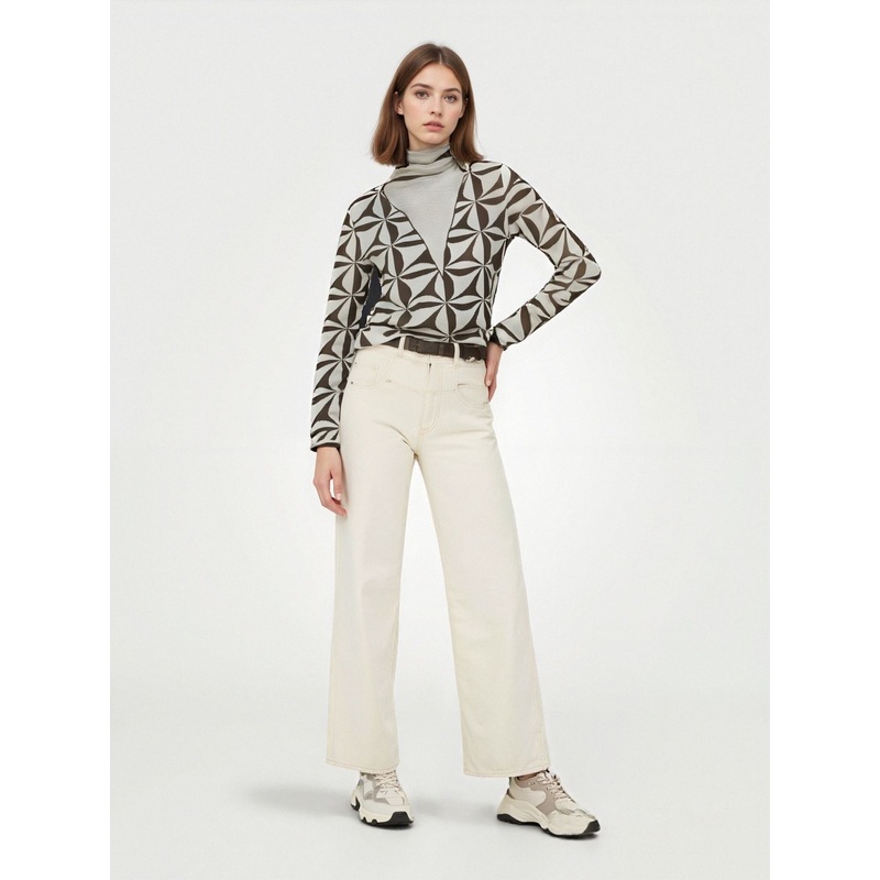 Classic Grey Pattern Women S Sweater for Casual Style – Women Sweater and Turtleneck Women Sweater price