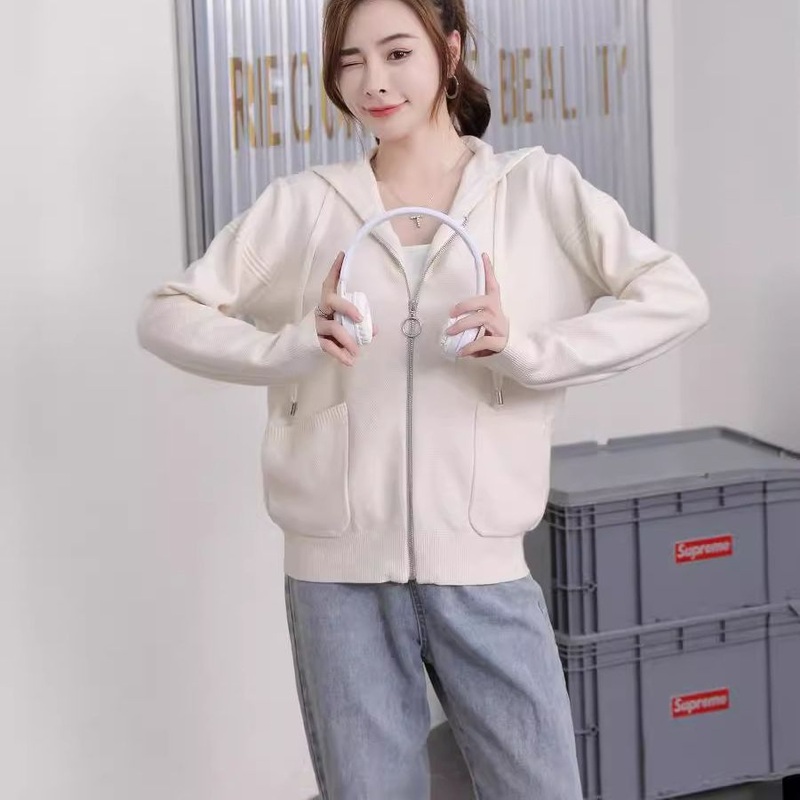 Custom Logo OEM&ODM Wool Mohair Blend Knitted Cardigan Fashion Casual Mohair Jacquard Cardigan Sweater for Men – Women Sport Zip up Hooded Cardigan and Women Cardigan price