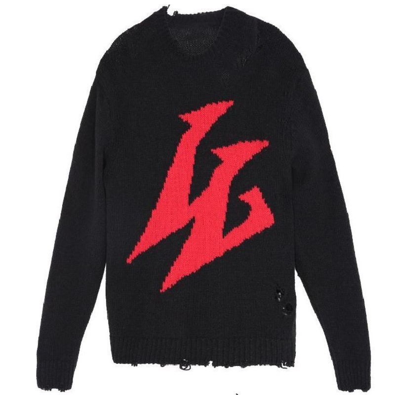 Custom Ripped Design Knitwear Jacquard Fashion Men S Pullover Sweater – Mens Pullover and Knitwear price