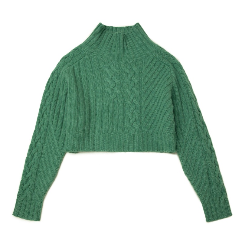 Pure 100% Cashmere Sweater Knitting Women Cable Pullover Short Top Fashionable Raglan Sleeve Knitwear – Knitwear and Cashmere Sweater price