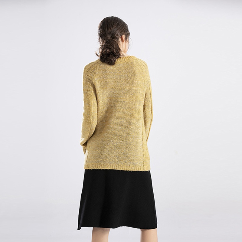 Women Pullover Sweater in Yarn Dye with Anti Pilling Feature – Women Sweater and Yarn Dye Sweater price