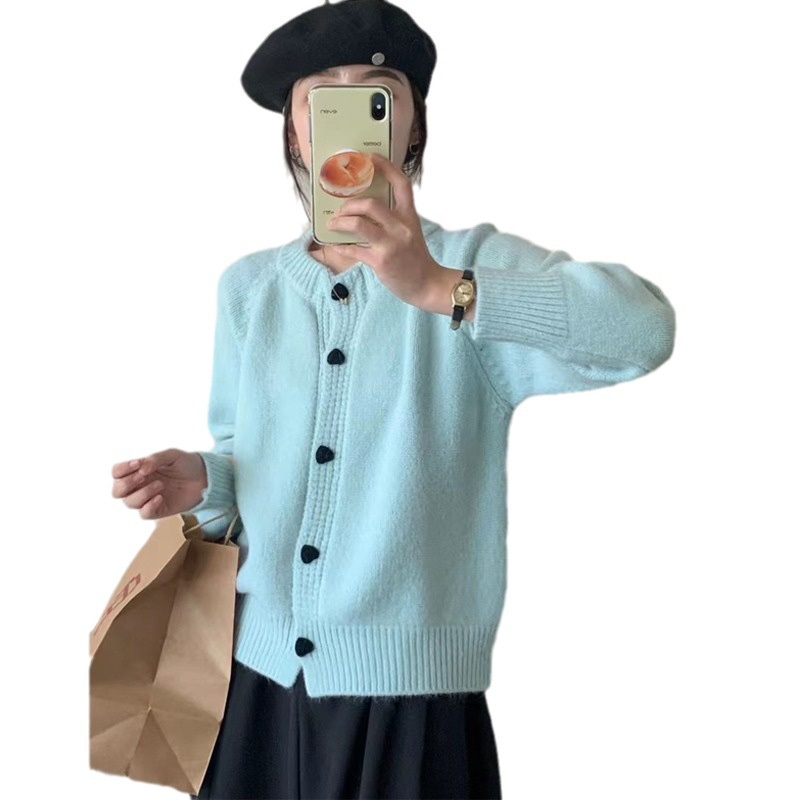Nnr O-Neck Knitted Latest Design Colorful Ladies Cardigans Fit Sweater Women – Sweater and Women Sweater price