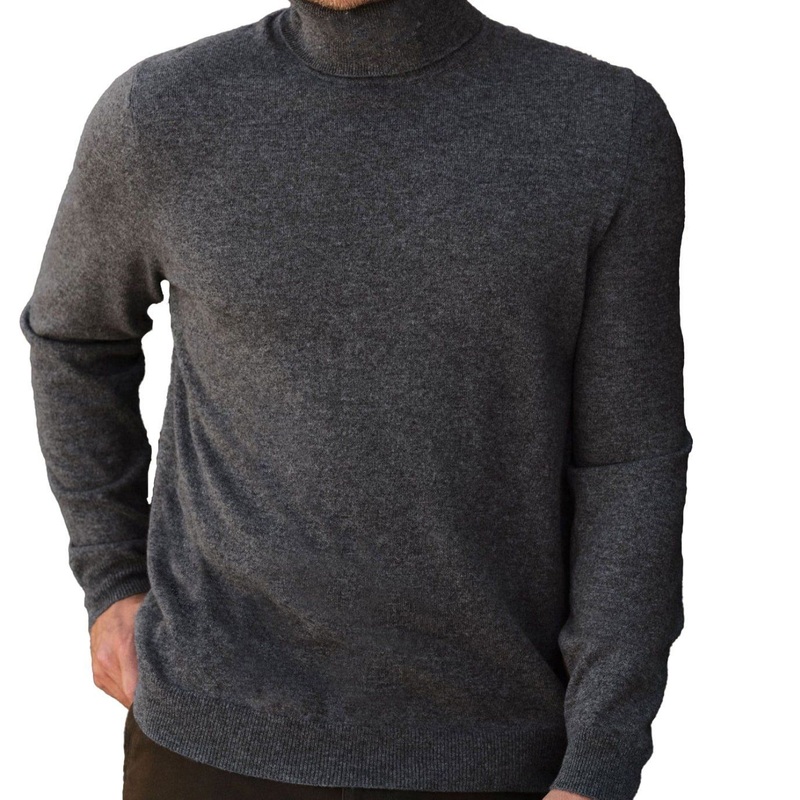 Royal Cashmere Knitted Mens Turtleneck Neck Pullover Sweater – Sweater and Cashmere price|M Size
