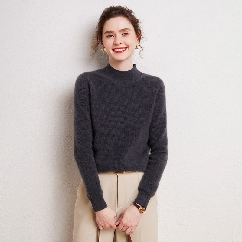 Womens Cashmere All-Match Loose and Thick Knitted Sweater – Everyday Clothing and Lady Garments price