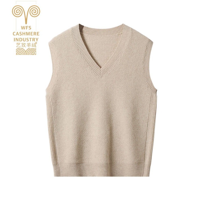 Wool Blended Knitwear; Womens Casual Vest – Sweater and 100% Cashmere price