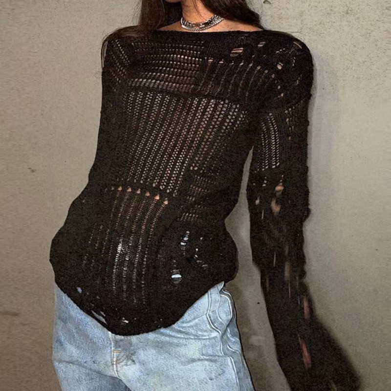 American Style Knitwear Stylish Cozy Long Sleeve Hotsweet Sweater – Sweater and Womens Sweaters price